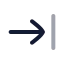 Arrowright icon with twotone rounded style