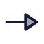 Arrowright icon with duotone standard style