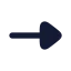 Arrowright icon with solid rounded style