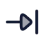 Arrowright icon with duotone rounded style