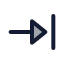Arrowright icon with duotone standard style