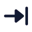 Arrowright icon with solid standard style