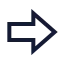 Arrowrightbig icon with stroke sharp style