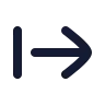 Arrow Right From Line icon preview