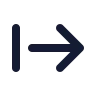 Arrow Right From Line icon preview