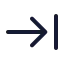 Arrowrighttoline icon with duotone standard style