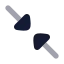 Arrowshrink icon with bulk rounded style