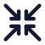 Arrowshrink icon with solid standard style