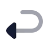 Arrow Turn Backward icon preview
