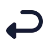 Arrow Turn Backward icon preview