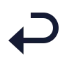 Arrow Turn Backward icon preview