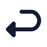Arrow Turn Backward icon preview
