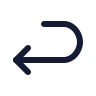 Arrow Turn Backward icon preview