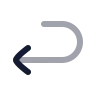 Arrow Turn Backward icon preview