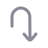 Arrow Turn Down icon preview