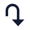 Arrow Turn Down icon preview