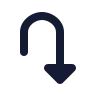 Arrow Turn Down icon preview