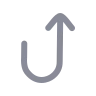 Arrow Turn Up icon preview