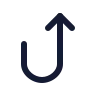 Arrow Turn Up icon preview