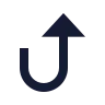Arrow Turn Up icon preview