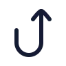 Arrow Turn Up icon preview