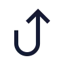 Arrow Turn Up icon preview