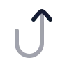 Arrow Turn Up icon preview