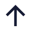 Arrowup icon with solid sharp style