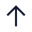 Arrowup icon with stroke sharp style