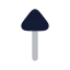 Arrowup icon with bulk rounded style