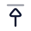 Arrowup icon with twotone rounded style