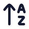 Arrow Up Az icon preview