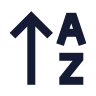 Arrow Up Az icon preview