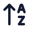 Arrow Up Az icon preview