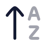 Arrow Up Az icon preview