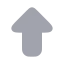 Arrowupbig icon with bulk rounded style