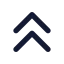 Arrowupdouble icon with solid standard style