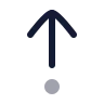 Arrow Up From Dot icon preview