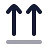 Arrow Up From Line icon preview