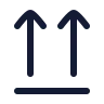 Arrow Up From Line icon preview
