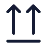 Arrow Up From Line icon preview