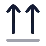 Arrow Up From Line icon preview