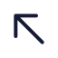 Arrowupleft icon with stroke standard style