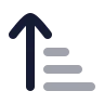Arrow Up Narrow Wide icon preview