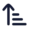 Arrow Up Narrow Wide icon preview