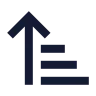 Arrow Up Narrow Wide icon preview