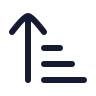 Arrow Up Narrow Wide icon preview
