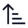 Arrow Up Narrow Wide icon preview