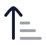 Arrow Up Narrow Wide icon preview