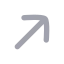 Arrowupright icon with bulk rounded style